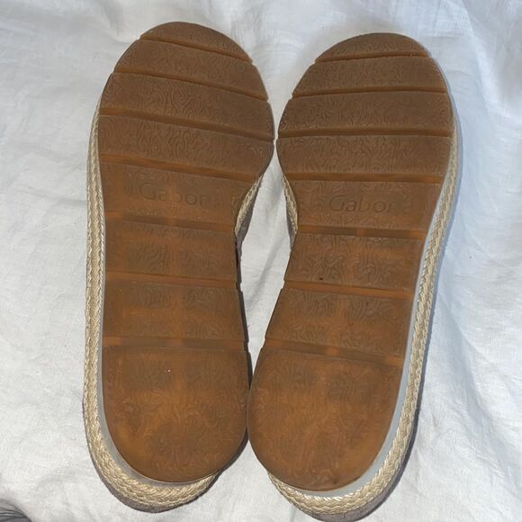 GABOR Wallaby Jute Espadrilles Loafers-7.5 - Picture 6 of 6